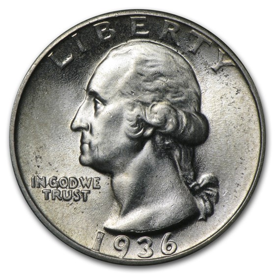 1936 Washington Quarter BU 1936 Washington Quarter BU